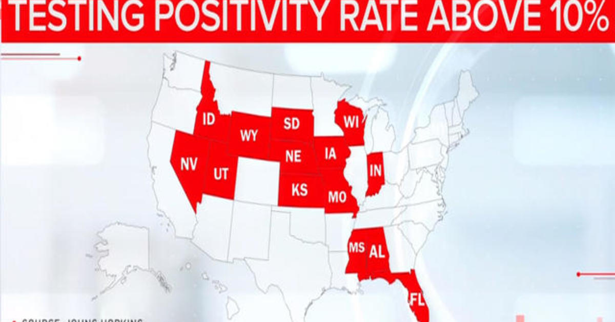 Some states eye reopening, even as COVID test positivity rates in more than a dozen hang above 10%