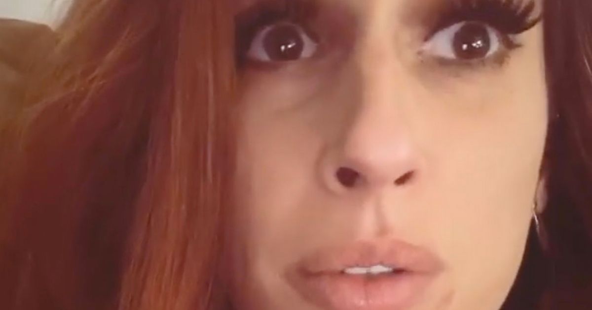 Stacey Solomon terrified after recreating Netflix horror ghost in Halloween decs