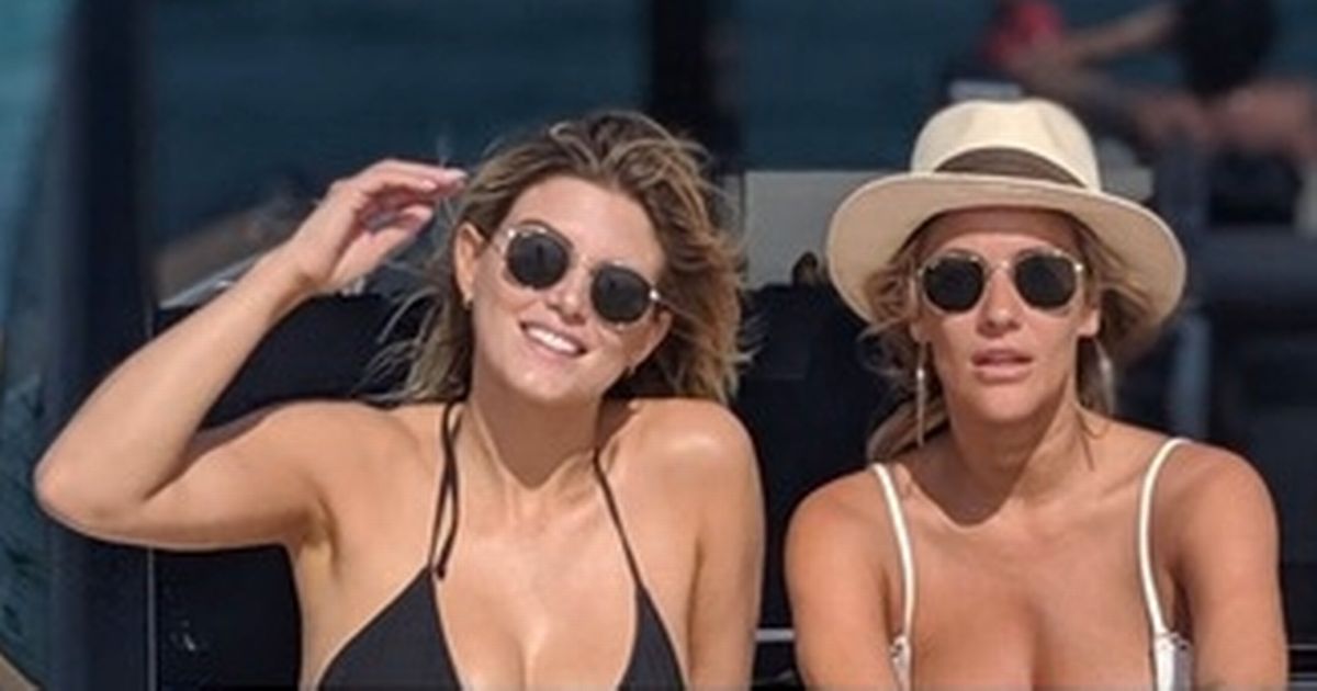 Ashley James pays emotional tribute to Caroline Flack with old holiday snaps