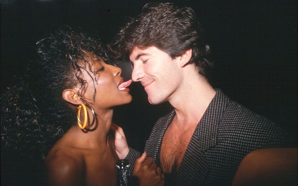 Simon Cowell and Sinitta