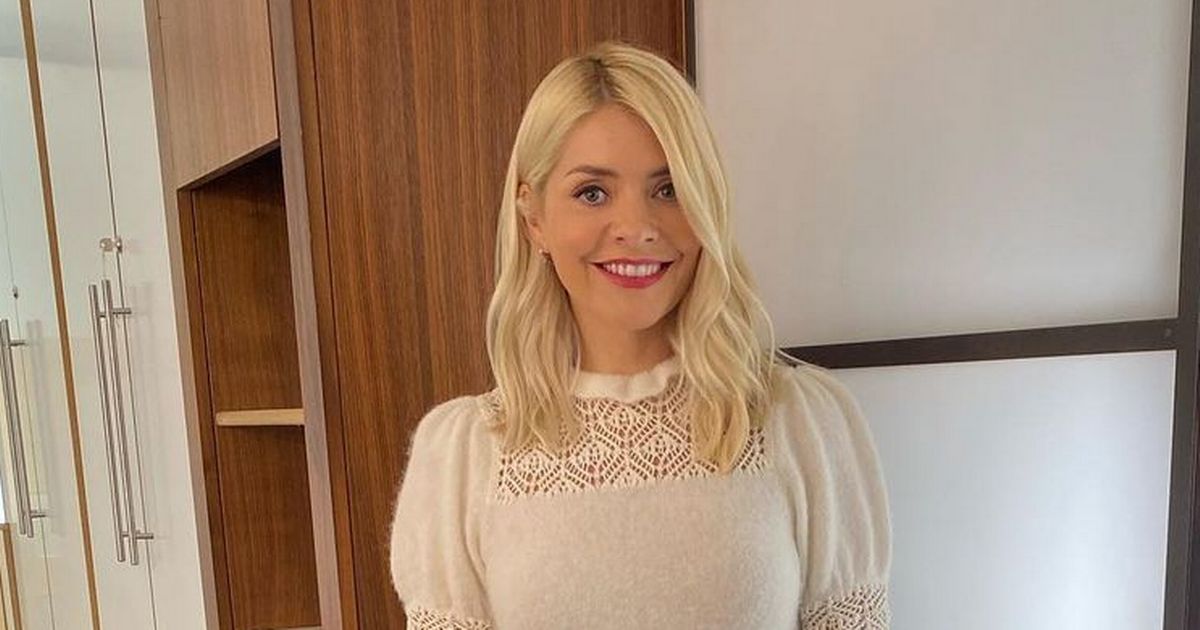 Holly Willoughby gets into festive spirit early as she slips into Christmas PJs