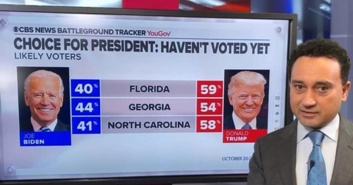 Battleground Tracker: Tight race in Florida, Georgia, North Carolina