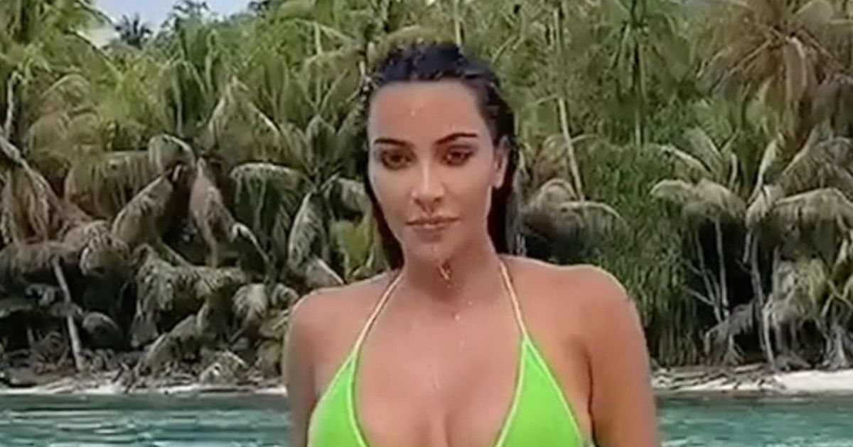 Kim Kardashian’s cheeky message as she continues to post about island trip