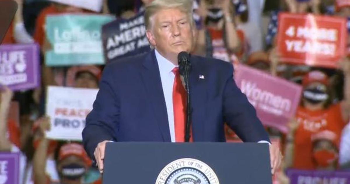 Meeting with Trump supporters at the president’s Erie rally