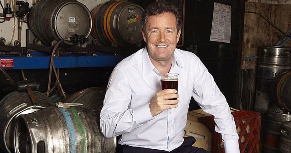 Piers Morgan shows how far back his love of beer goes with super cute baby snap