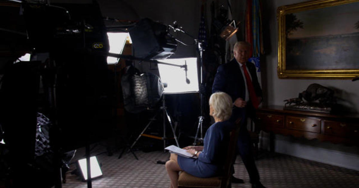 Why did Trump abruptly exit his 60 Minutes interview with Lesley Stahl?