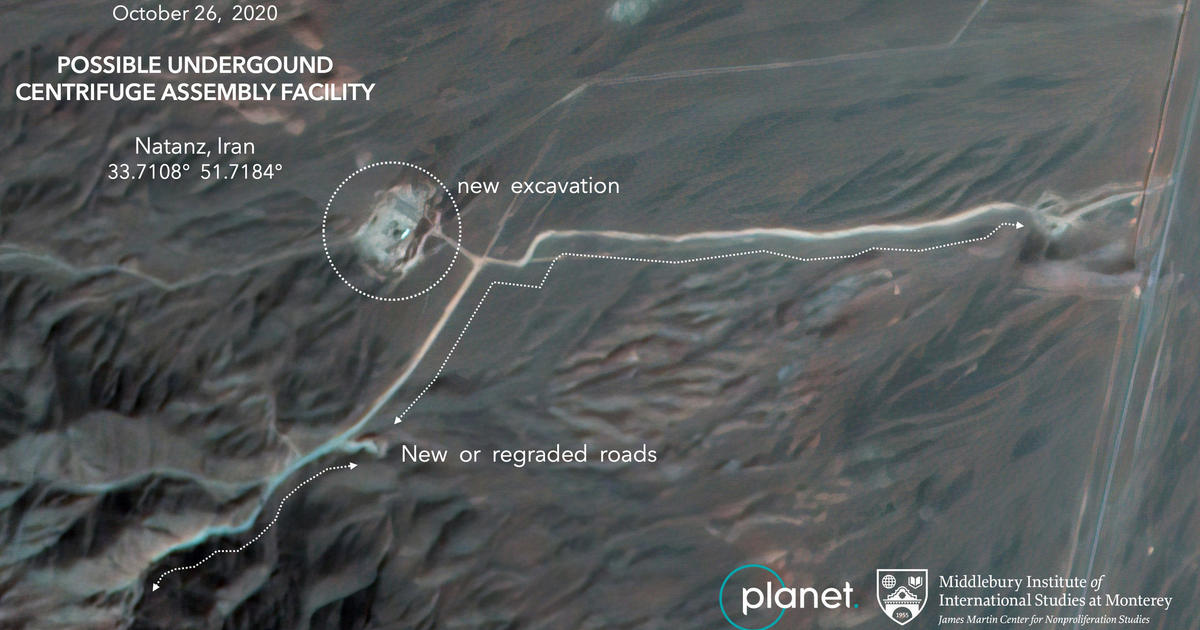 Satellite images of Iran nuclear site raise concern