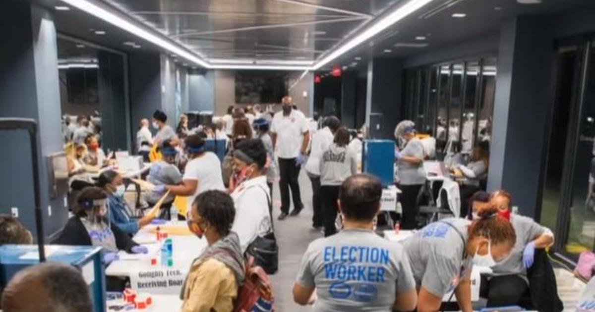 A look at NBA arenas transformed into voting centers for the election