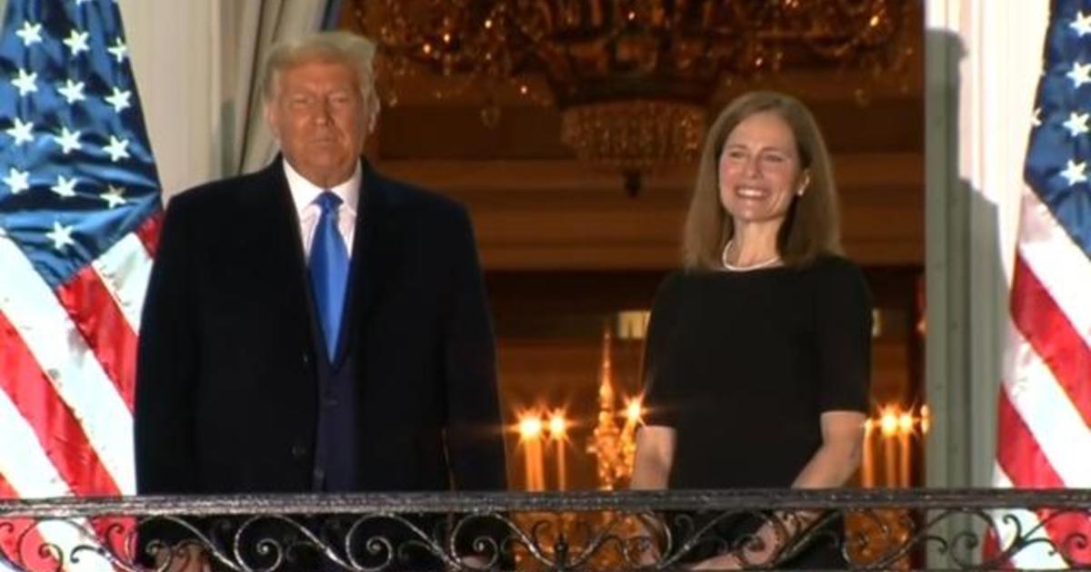 Amy Coney Barrett sworn in as Supreme Court justice