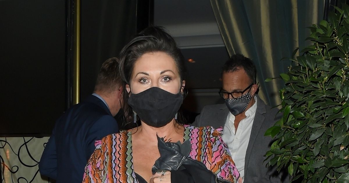 EastEnders’ Jessie Wallace flashes bra in wardrobe malfunction on night out