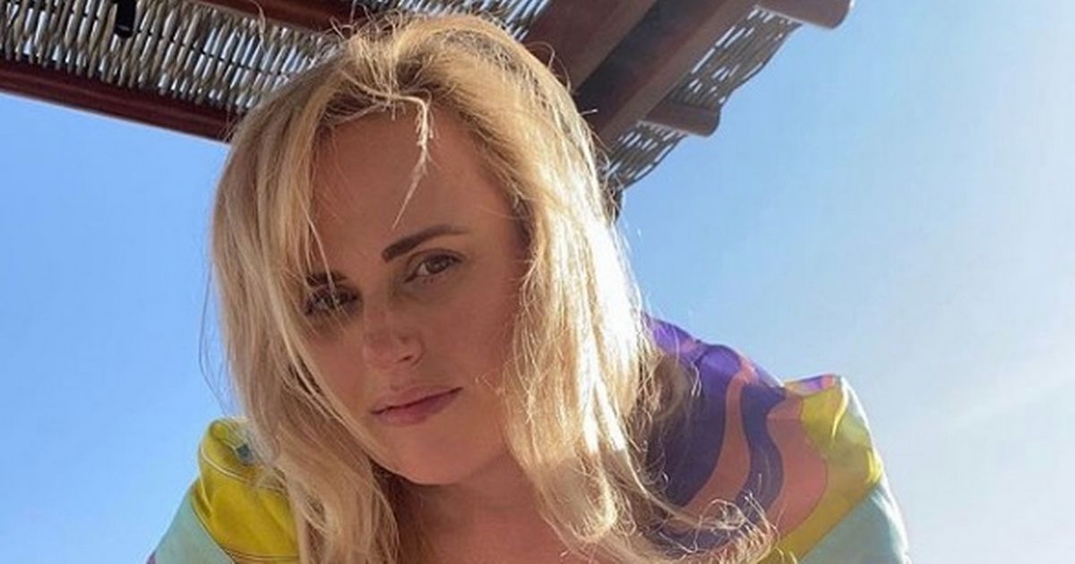 Rebel Wilson dubbed a ‘skinny legend’ as slim star stuns in plunging swimsuit