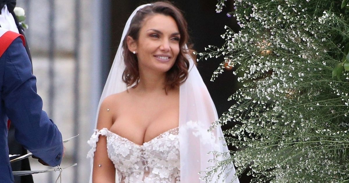 Geordie Shore’s Elettra Lamborghini marries DJ Afrojack in sheer wedding dress