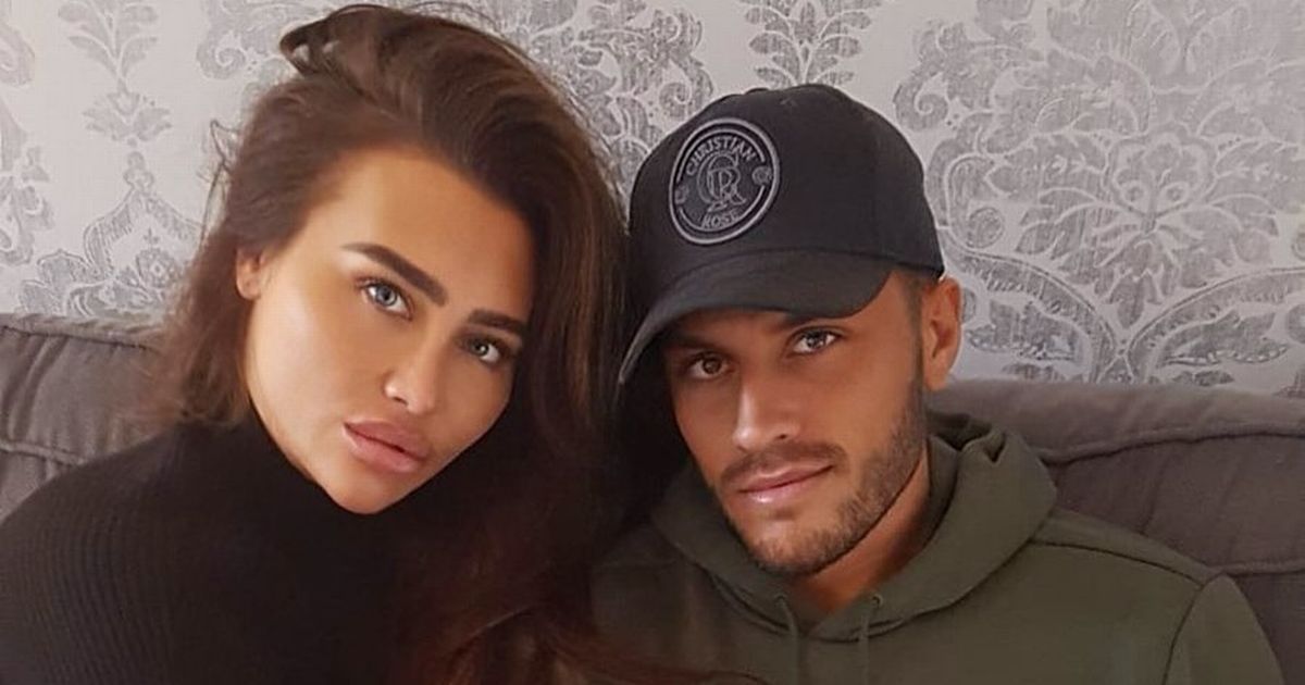 Lauren Goodger says she keeps kissing new beau Charles Drury in his sleep