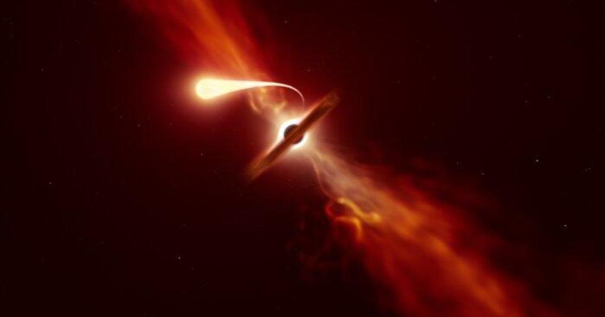 Star dies by “spaghettification” as it’s consumed by black hole