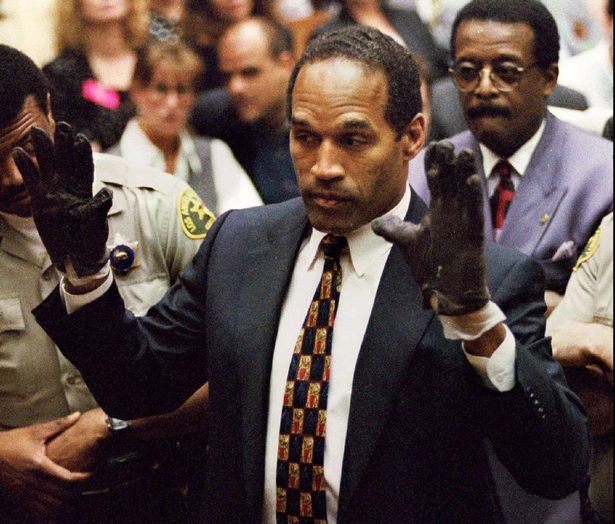 OJ Simpson during his infamous murder trial