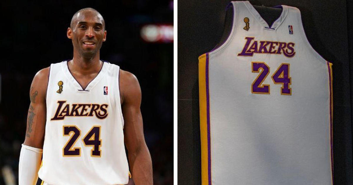 Smithsonian museum displays Kobe Bryant’s 2008 Finals jersey