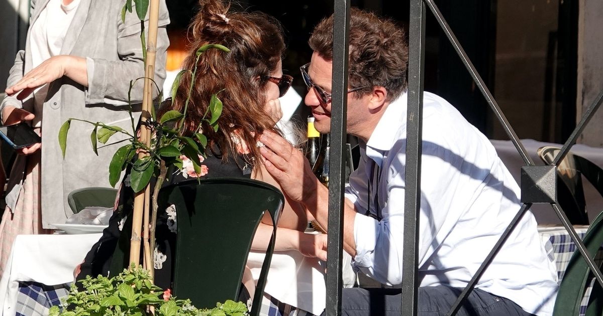 Dominic West pictured kissing Lily James as he insists marriage is still strong