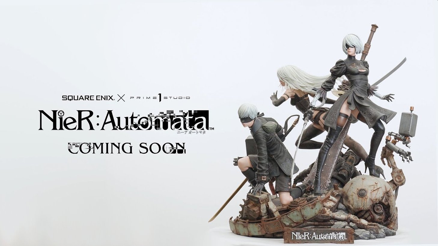 The First Statue In The New Square Enix Masterline Brand Features NieR: Automata’s 2B, 9S, and A2