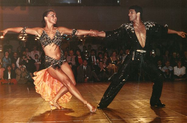 Shirley Latin dancing in her heyday