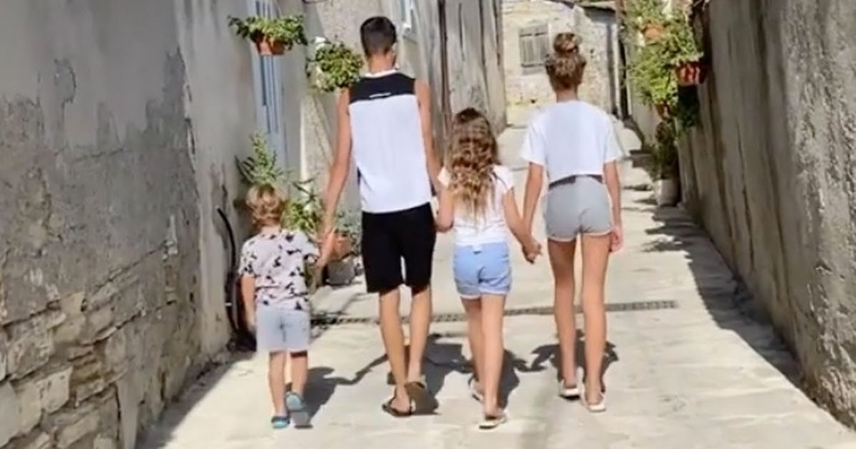 Peter Andre shares rare post of all four of his kids together on Greek getaway