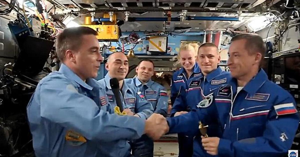 Space station crew returns to Earth after 195-day mission