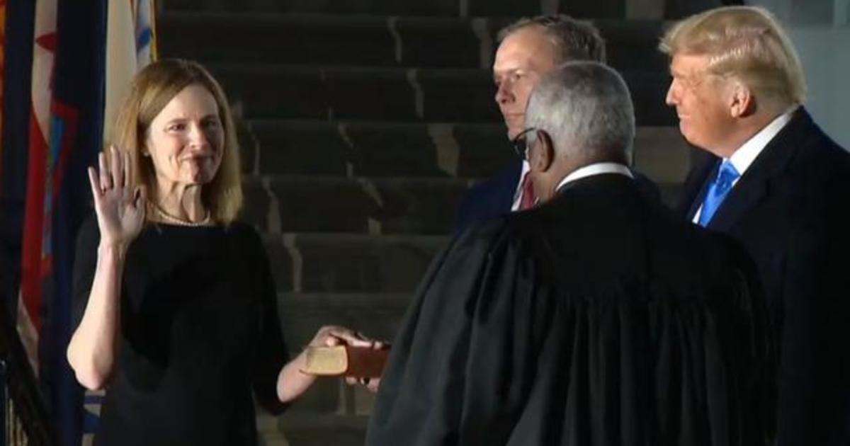 Eye Opener: Amy Coney Barrett sworn in as Supreme Court justice