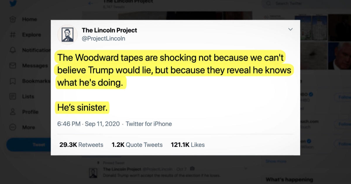 How the Lincoln Project’s tweets get made