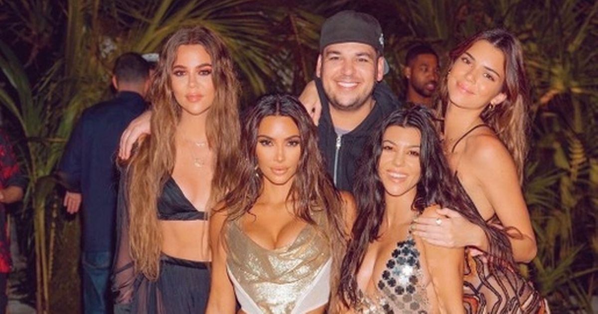 Rob Kardashian poses for rare picture at sister Kim’s wild 40th birthday party