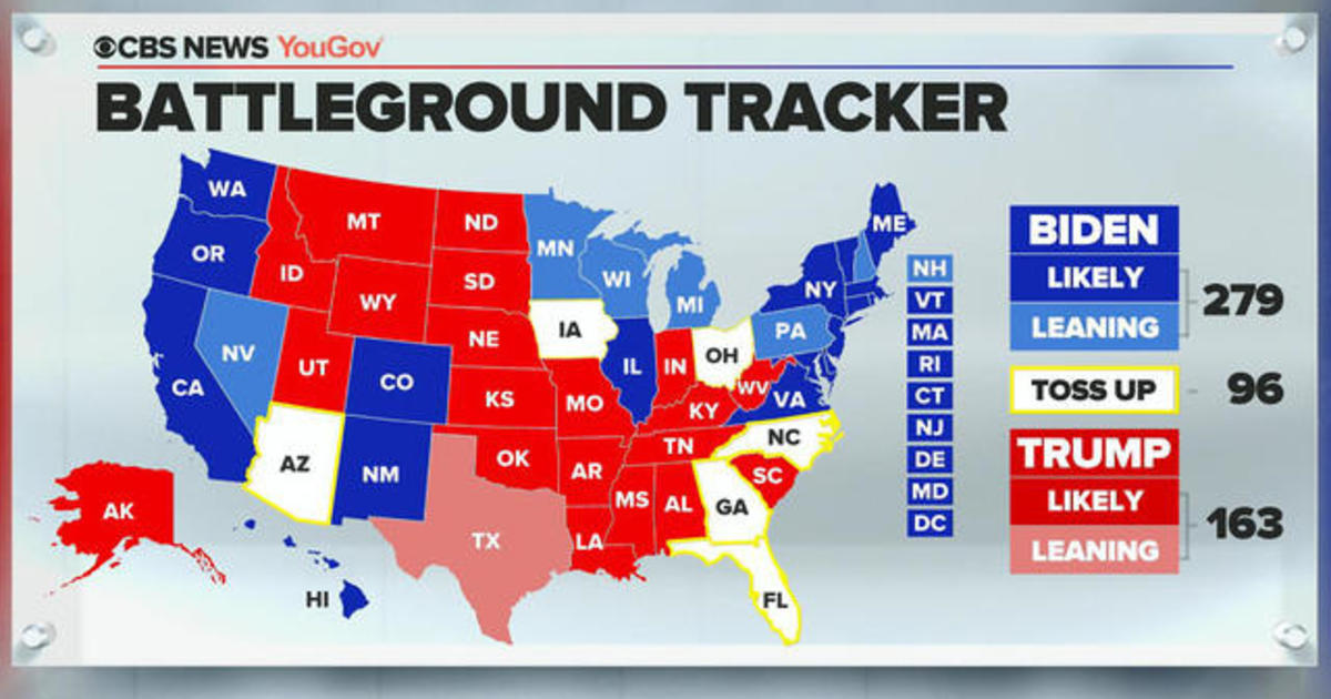 Where the presidential race stands with 20 days left until Election Day