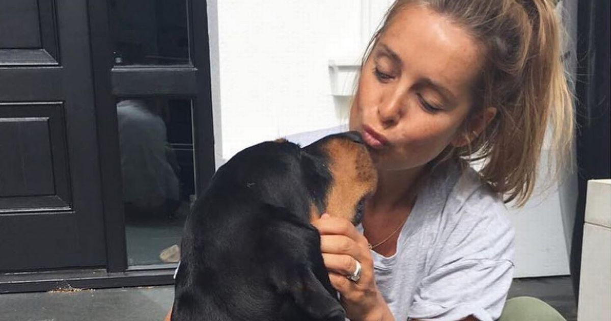 Louise Redknapp heartbroken after her beloved ‘beautiful’ rescue dog Corky dies