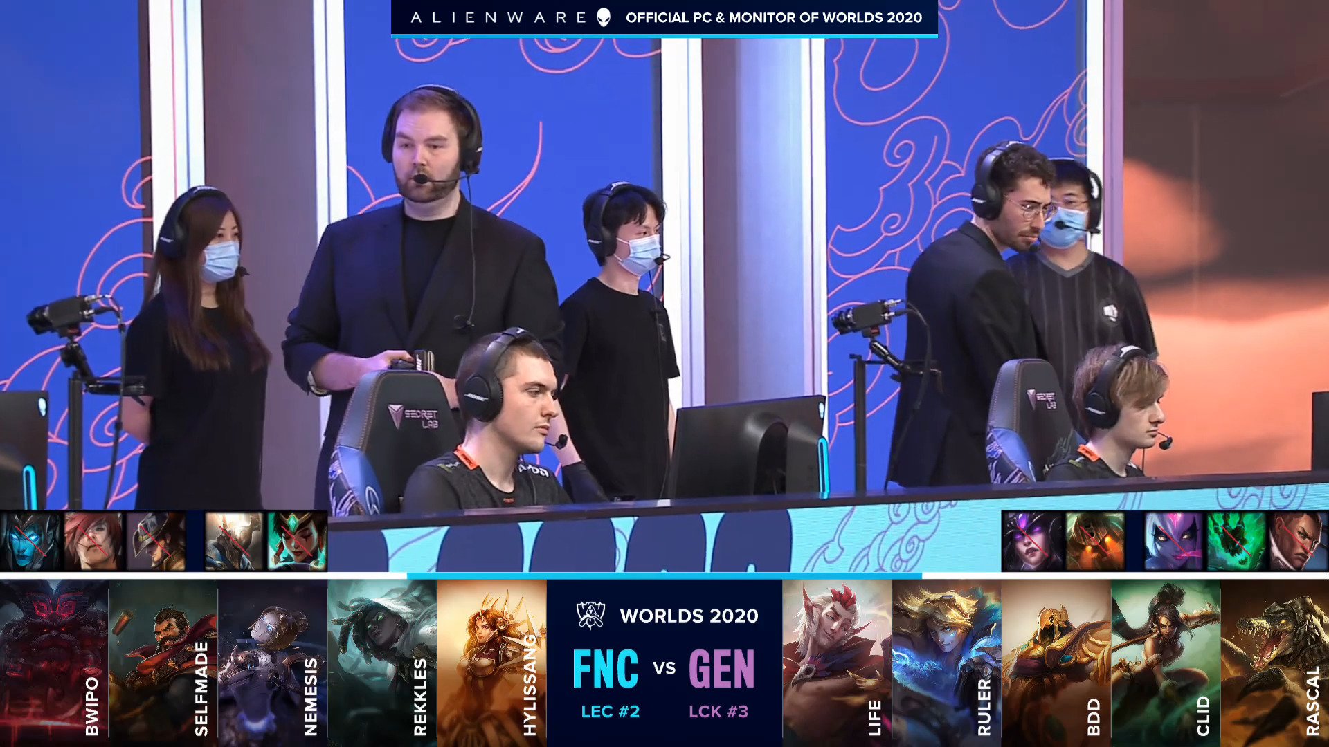 League Of Legends World Championship 2020 Main Group Event Day Four: Fnatic Versus Gen.G