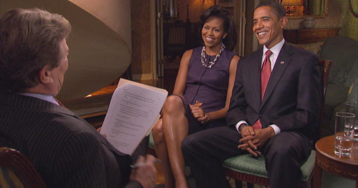 2008: The Obamas look ahead to the White House