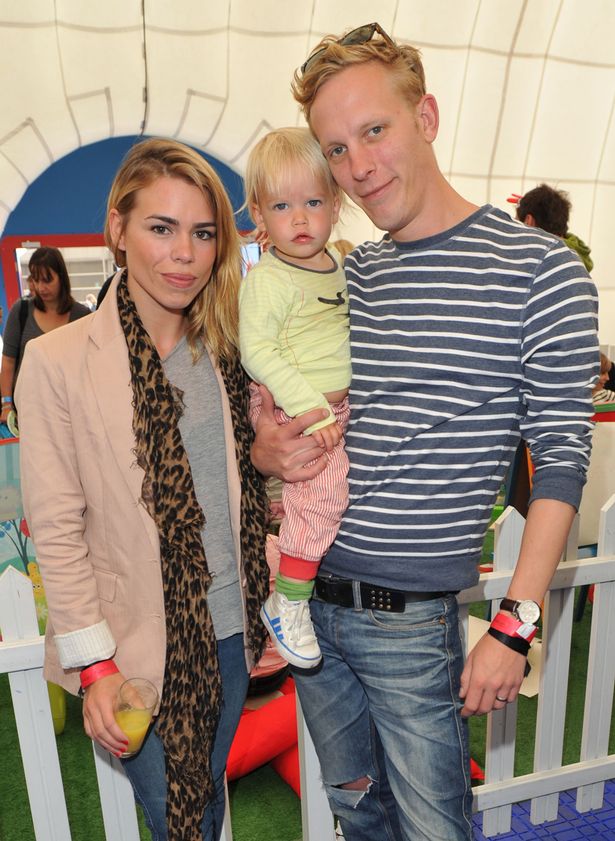 Billie and Laurence with their son Winston