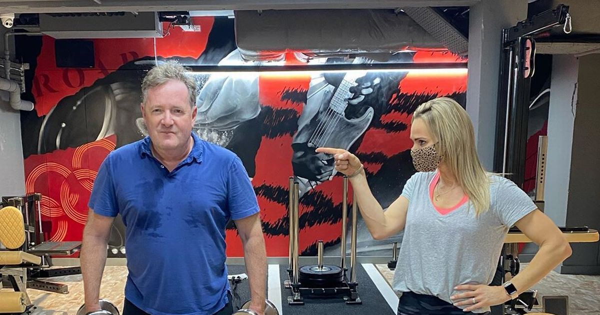 Piers Morgan vows ‘you won’t break me’ as he hits the gym with Olympic trainer