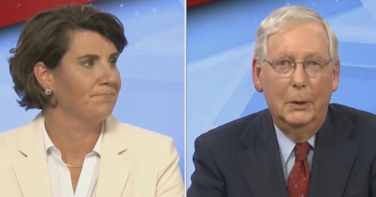 McConnell and McGrath face off in Kentucky Senate debate