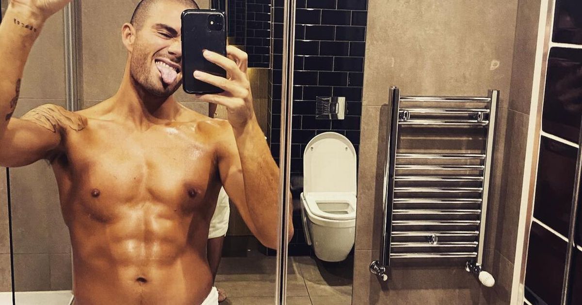 Strictly’s Max George brings the heat with ripped abs in nothing but a towel