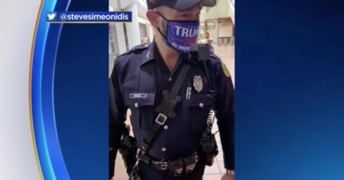 Miami cop faces discipline for wearing Trump 2020 face mask at voting site