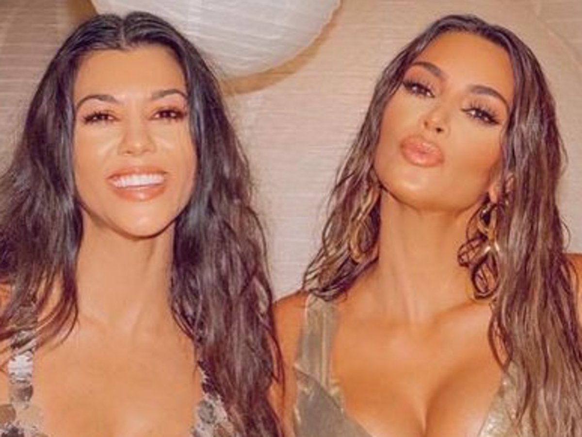 Kim Kardashian And Kourtney Kardashian Flaunt Their Enviable Figures In Mini Dresses — See The Looks!