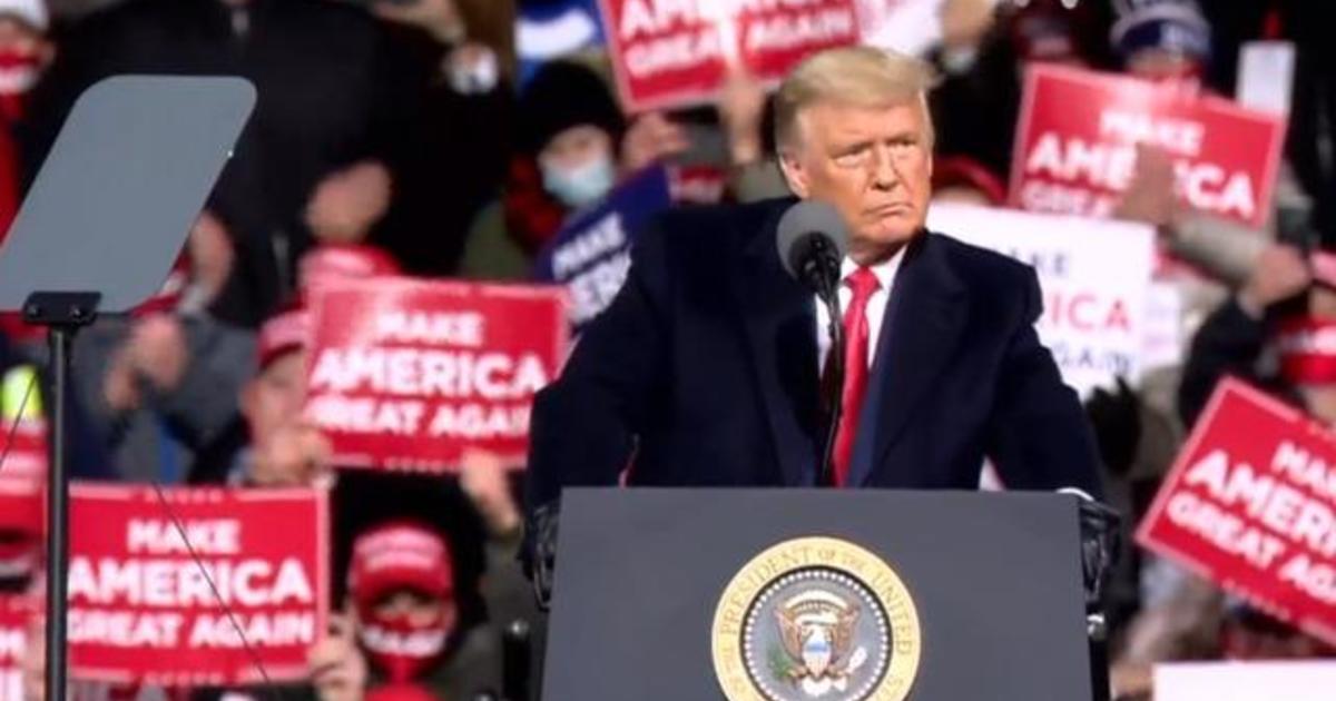 Trump blames Biden campaign for clash between campaign bus and caravan of Trump supporters