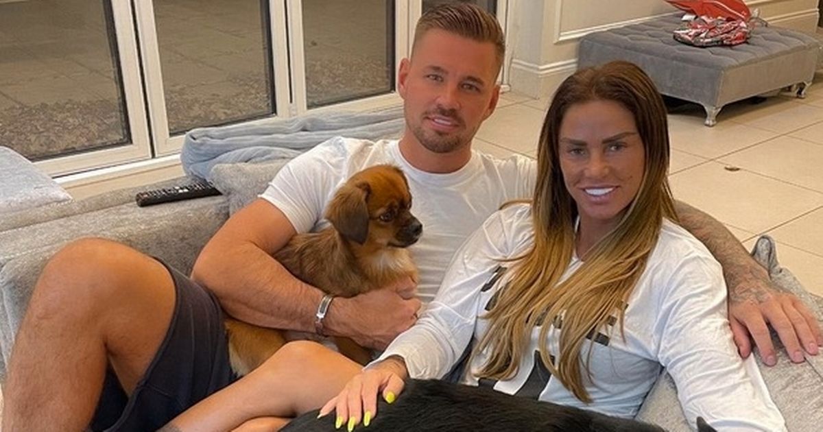 Katie Price and Carl Woods give glimpse into night in after six months together