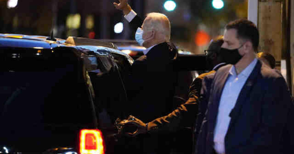 Joe Biden watches returns from Delaware home as results increasingly favor him