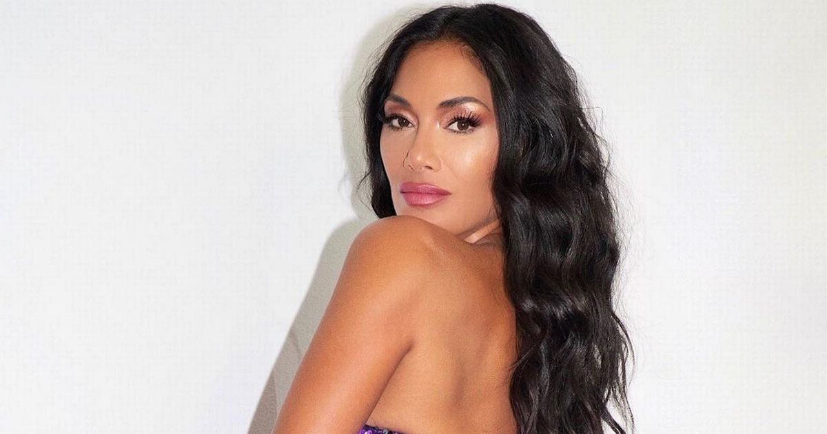 Nicole Scherzinger wows in purple dress as Thom Evans romance gets serious