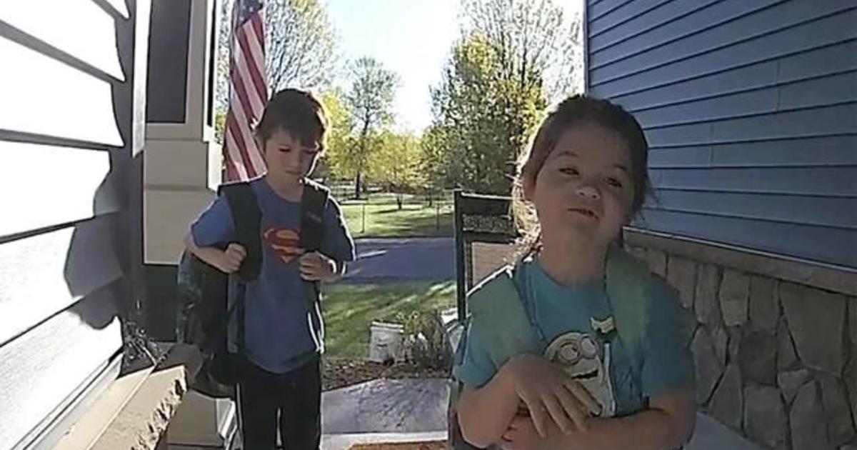 Kids use doorbell camera to talk to dad deployed overseas