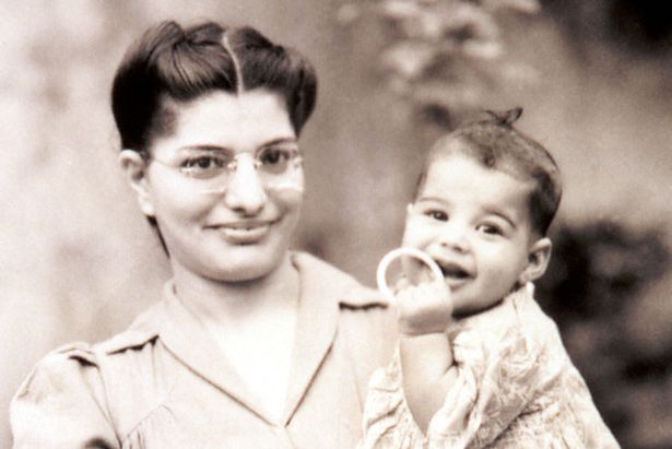 Freddie Mercury and his mother