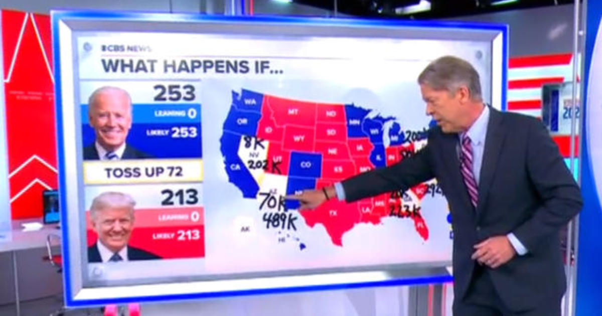 Presidential candidates’ paths to victory hinge on key states that remain too close to call