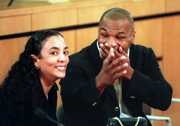 Mike Tyson and his second wife Monica Turner