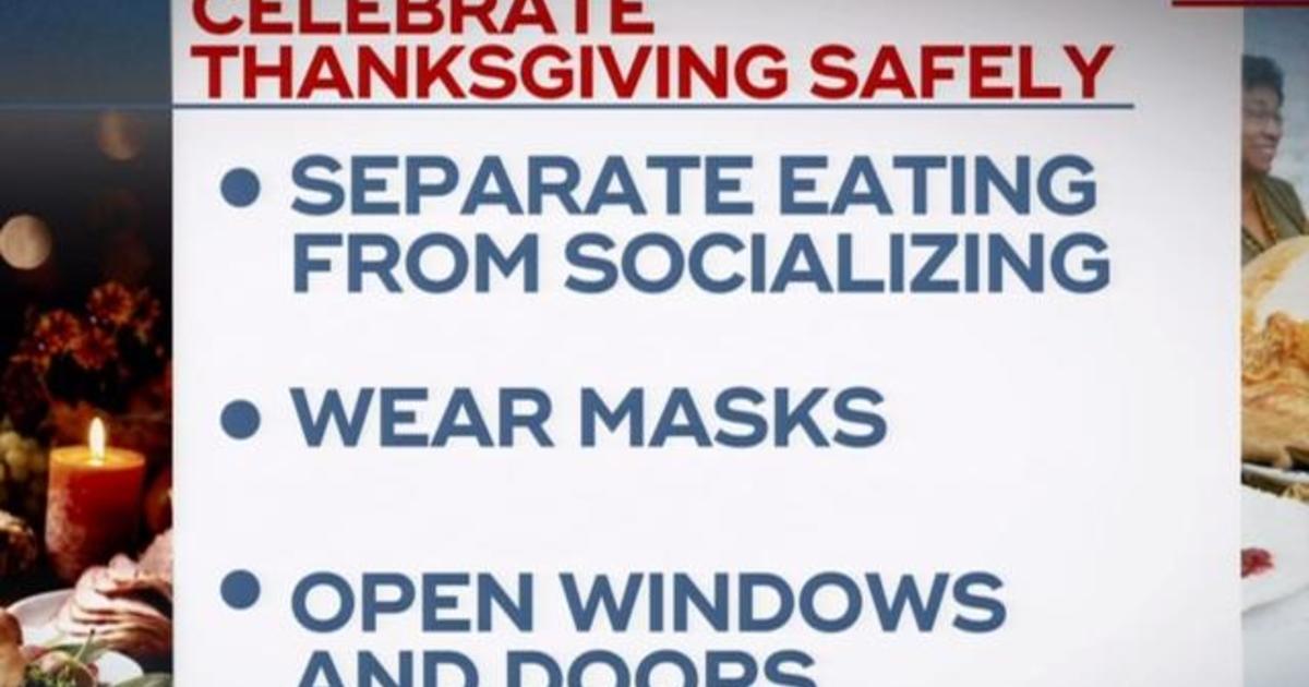 Advice for safer Thanksgiving gatherings during pandemic