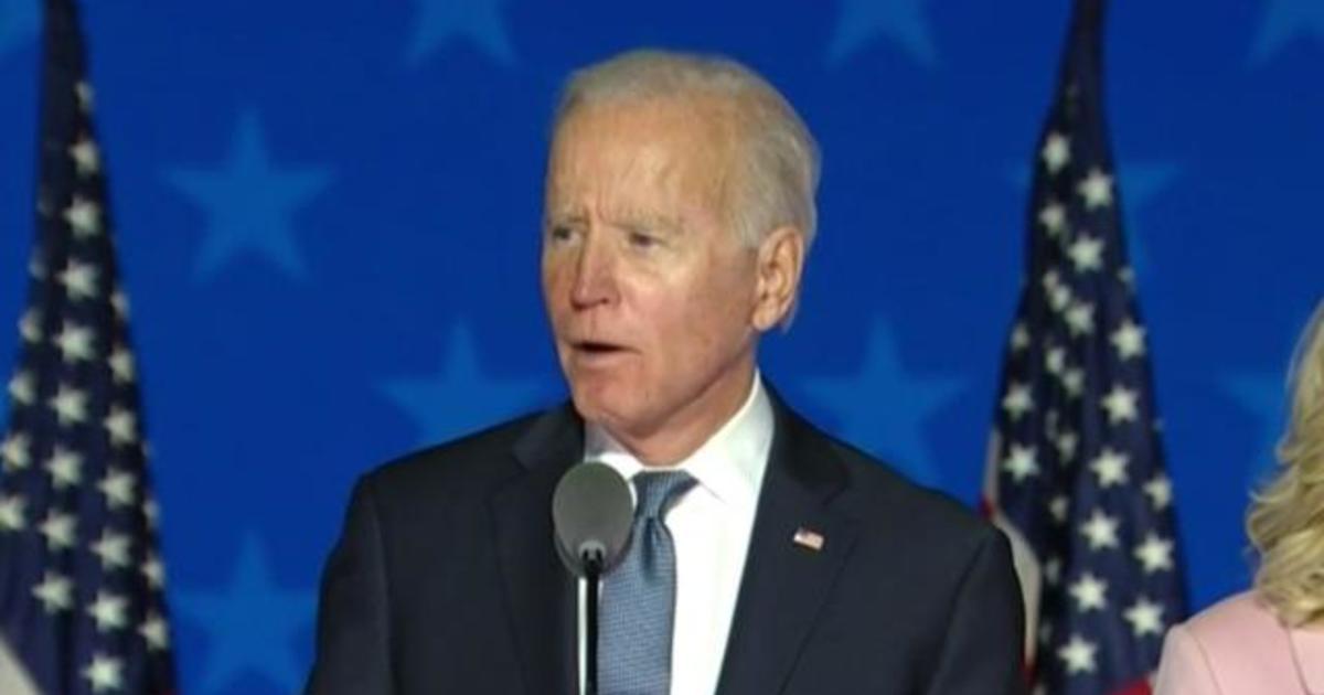 Joe Biden: “We believe we’re on track to win this election”