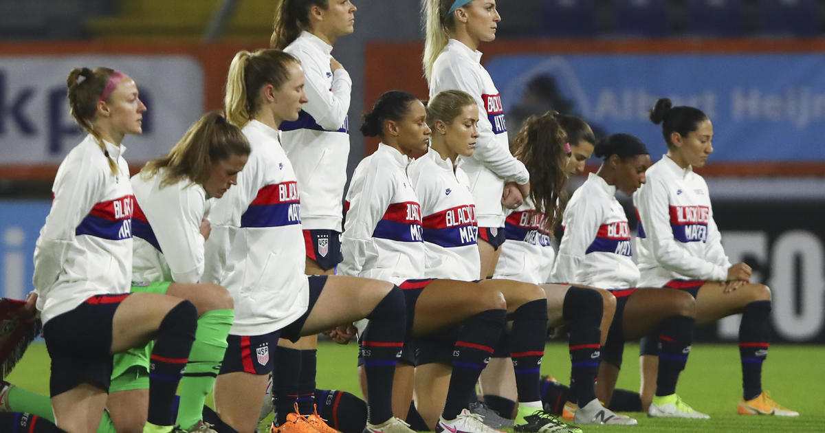 U.S. women’s national soccer team shows support for Black Lives Matter