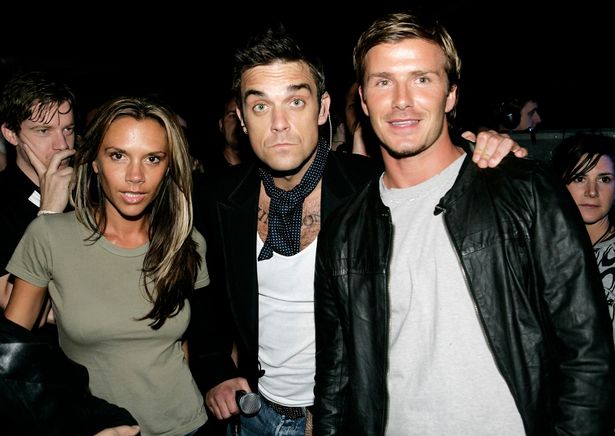 Robbie apologised after joking that he would rather have bedded Victoria Beckham, who went on to marry David, right